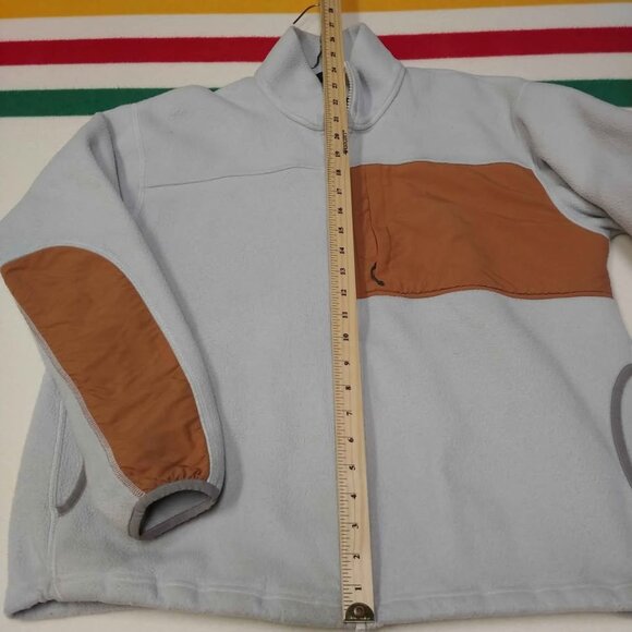 MEC Sweater Women's XL Polar Fleece Colour Block Full Zip Chest Pocket Comfy - Picture 5 of 6